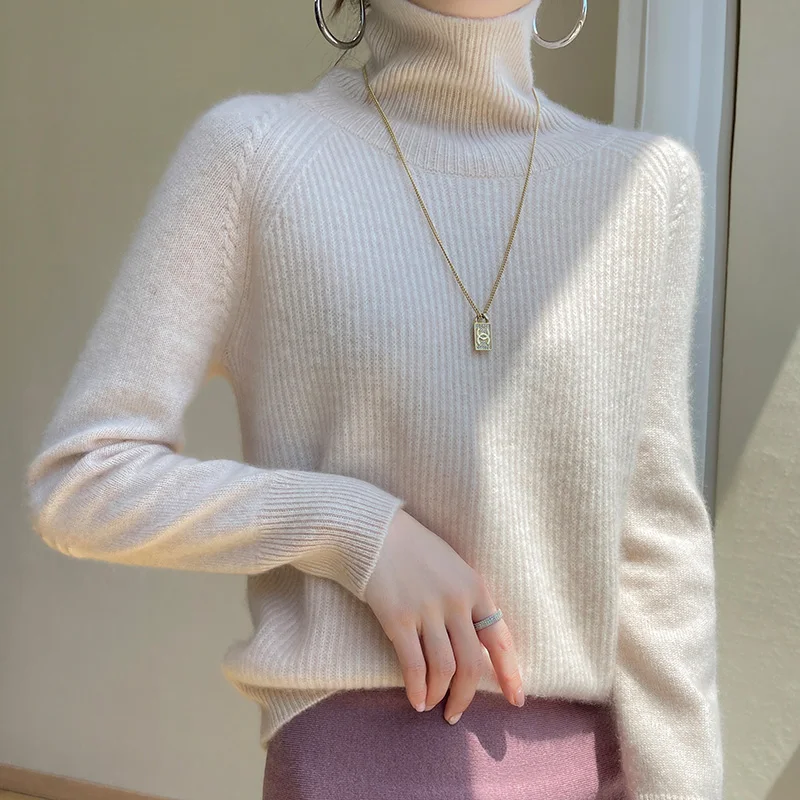 Cashmere Sweater Women High Quality Thick High Neck Sweater Pullover Shirts Women Women's Long Sleeve Top Winter Turtleneck Tops
Cashmere Sweater Women High Quality Thick High Neck Sweater Pullover Shirts Women Women's Long Sleeve Top Winter Turtleneck Tops