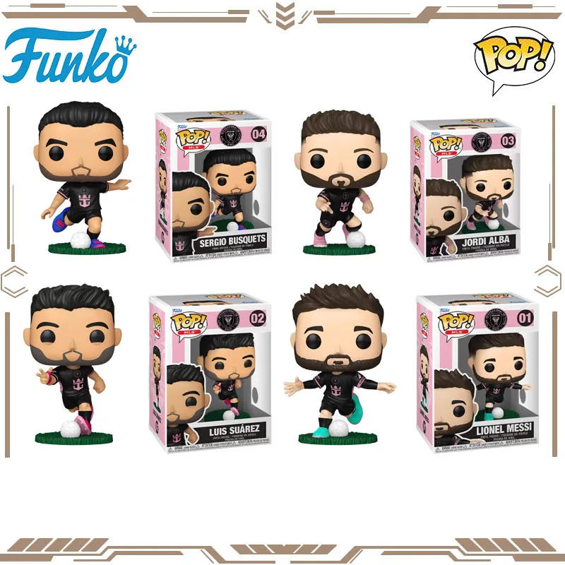 Funko POP оригинальная фигурка Lionel Messi Luis Suarez (4) Alba Sergio Busquets, игрушки для мальчиков и девочек, подарок, Коллекционная модель
Funko POP оригинальная фигурка Lionel Messi Luis Suarez (4) Alba Sergio Busquets, игрушки для мальчиков и девочек, подарок, Коллекционная модель