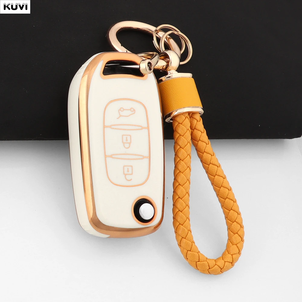 TPU Car Flip Key Case Cover Shell Fob For Renault Duster Kwid CLI O 5 Wingo Kadjar Logan Sandero Stepway Arkana Captur Megane
TPU Car Flip Key Case Cover Shell Fob For Renault Duster Kwid CLI O 5 Wingo Kadjar Logan Sandero Stepway Arkana Captur Megane