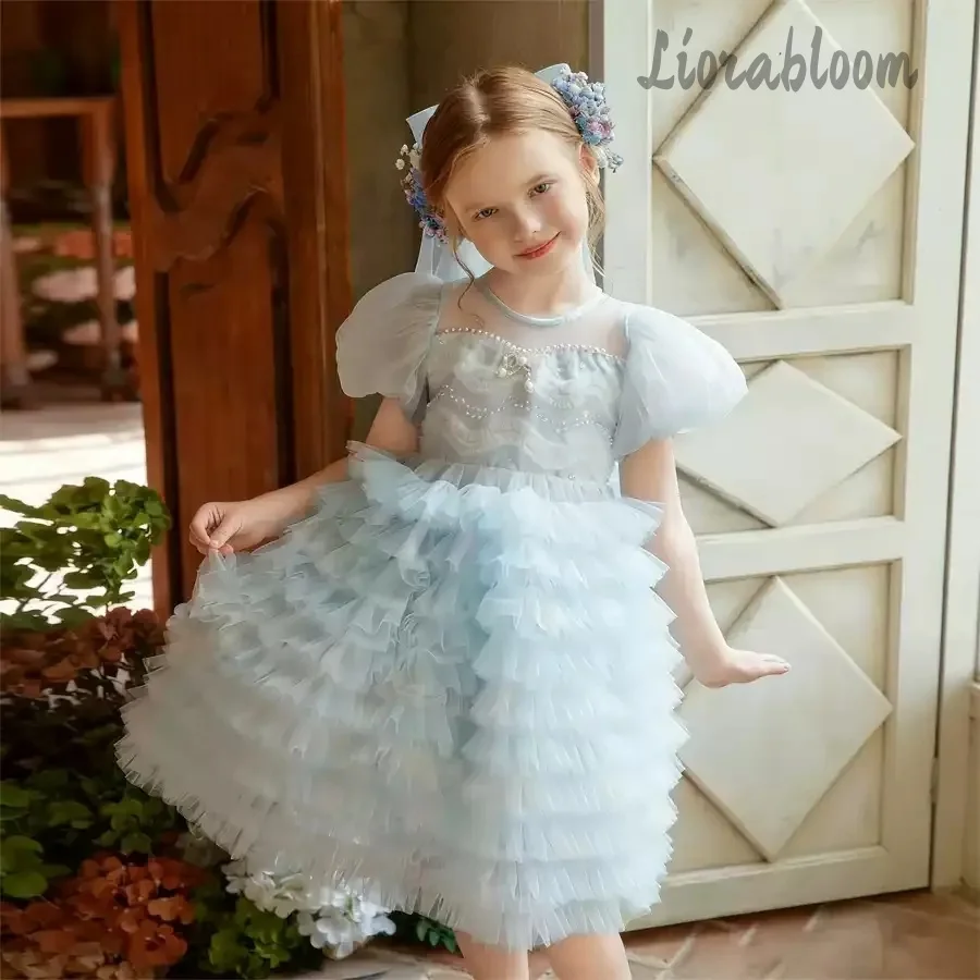 Custom-Made Girls' Formal Dress Layered Voluminous Flower Girl Gown Women's Wedding Party Attire Dress свадебное платье
Custom-Made Girls' Formal Dress Layered Voluminous Flower Girl Gown Women's Wedding Party Attire Dress свадебное платье