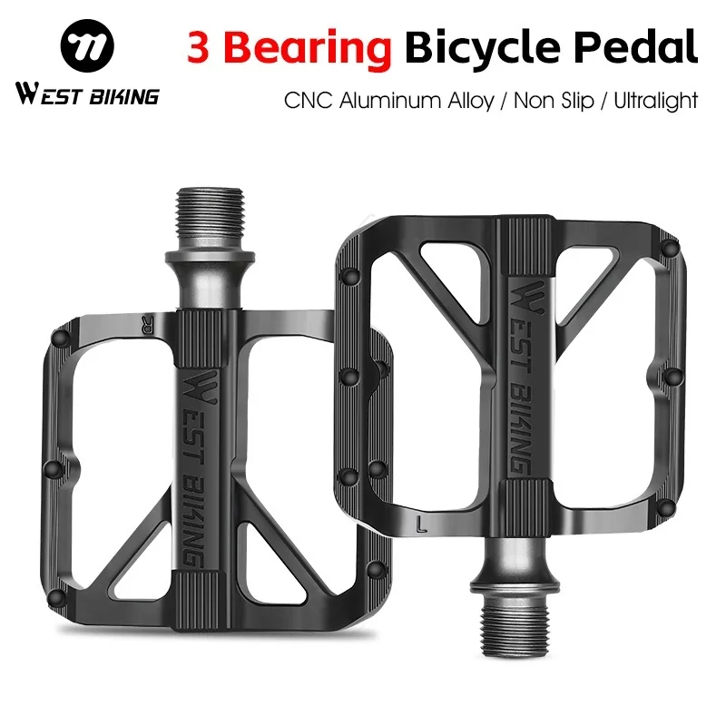 Велопедали WEST BIKING Ultralight с 3 подшипниками, из алюминиевого сплава с ЧПУ, нескользящие, универсальные для BMX, MTB, шоссейных велосипедов, 9/16 дюйма
Велопедали WEST BIKING Ultralight с 3 подшипниками, из алюминиевого сплава с ЧПУ, нескользящие, универсальные для BMX, MTB, шоссейных велосипедов, 9/16 дюйма
