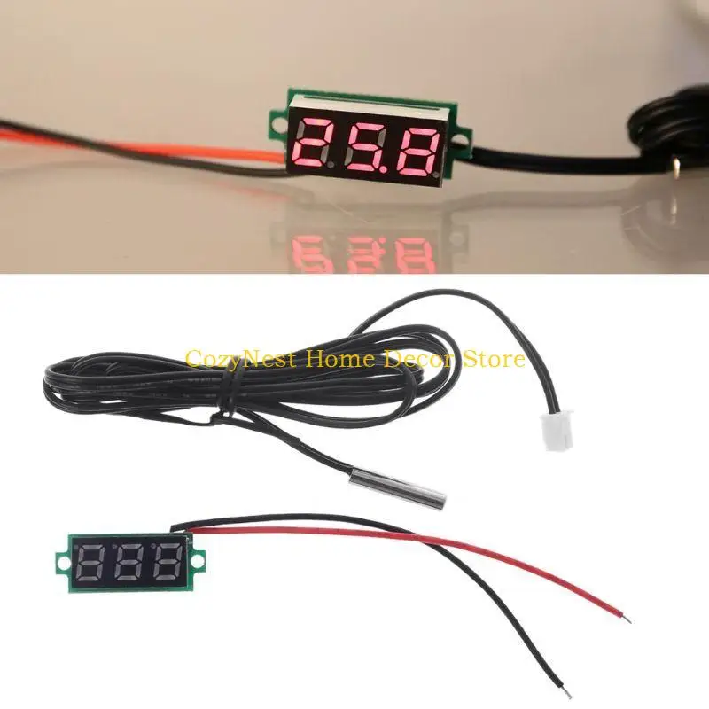 92MF 0.28" Digital Thermometer with 1m NTC Metal Probe for Testing Fishpond Water
92MF 0.28" Digital Thermometer with 1m NTC Metal Probe for Testing Fishpond Water