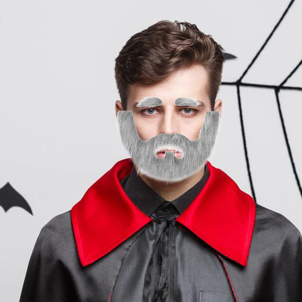 3set Simulated Eyebrow Beard Realistic Fake Facial Hair Costume Accessories for Halloween Cosplay Party Dwarf Gnome Old Man
3set Simulated Eyebrow Beard Realistic Fake Facial Hair Costume Accessories for Halloween Cosplay Party Dwarf Gnome Old Man