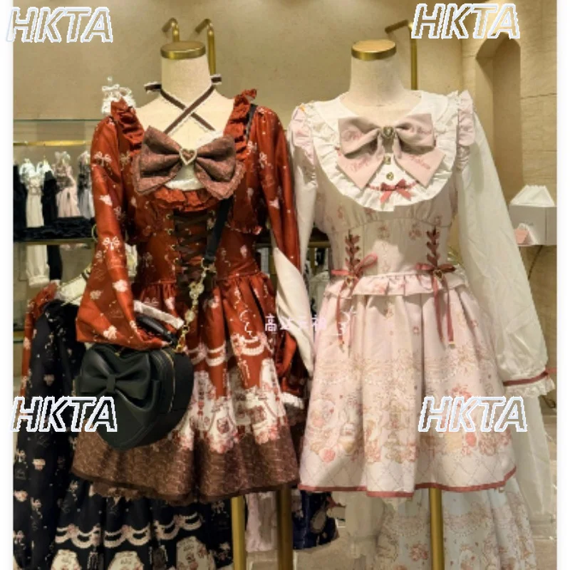 Liz Series Japanese Dresses New 2026 Summer Autumn Sweet Lolita Dress Long Sleeve Cute Cartoon Print High Waist Princess Dress
Liz Series Japanese Dresses New 2026 Summer Autumn Sweet Lolita Dress Long Sleeve Cute Cartoon Print High Waist Princess Dress