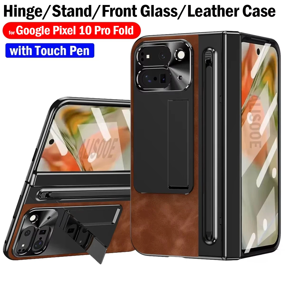 Фундамент для Google Pixel 10 Pro, складной чехол, шарнир, слот для ручки, подставка, передний экран, стекло, кожа + пластиковый чехол с сенсорной ручкой 
Фундамент для Google Pixel 10 Pro, складной чехол, шарнир, слот для ручки, подставка, передний экран, стекло, кожа + пластиковый чехол с сенсорной ручкой