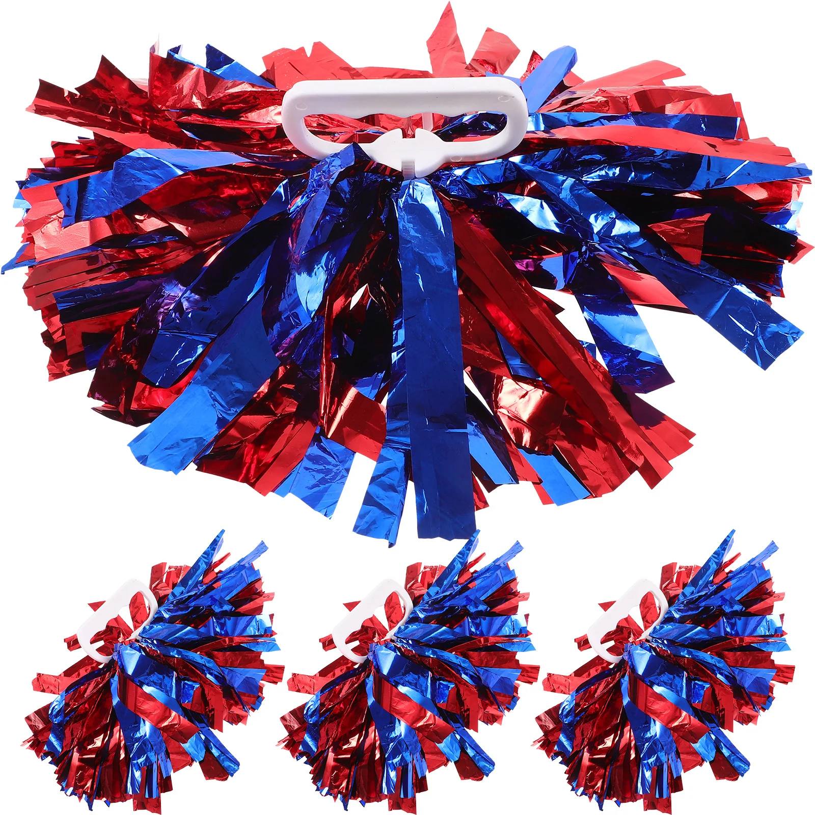 4Pcs Cheerleading Pom Poms Bright Lightweight Handheld Props for Sports Events Dancing Party Cheering Squad Pom Poms
4Pcs Cheerleading Pom Poms Bright Lightweight Handheld Props for Sports Events Dancing Party Cheering Squad Pom Poms