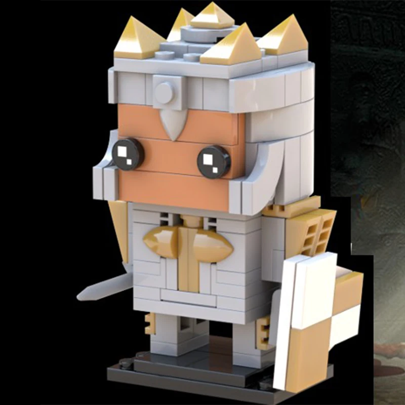 132 шт. MOC Paladin Diabloes II Brickheadz строительные блоки Рождественский подарок мастер-серия коллекционная модель
132 шт. MOC Paladin Diabloes II Brickheadz строительные блоки Рождественский подарок мастер-серия коллекционная модель