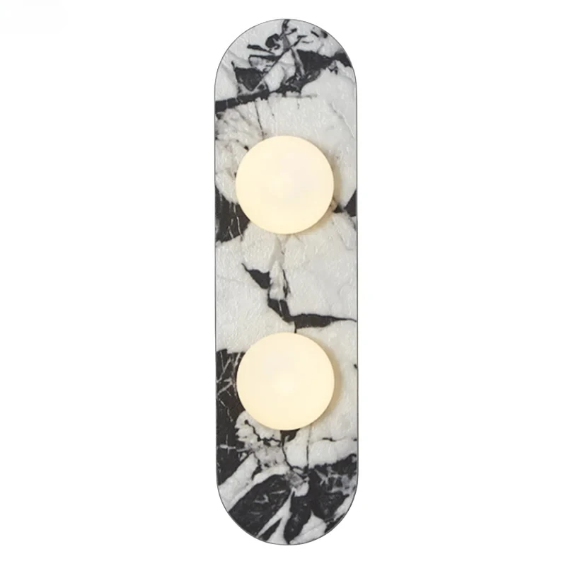 White Glass 2 LED Source Wall Lamps Corridor Bedroom Bedside Restaurant Sconces Nordic Modern Luxury Marble Stair Light Fixture
White Glass 2 LED Source Wall Lamps Corridor Bedroom Bedside Restaurant Sconces Nordic Modern Luxury Marble Stair Light Fixture