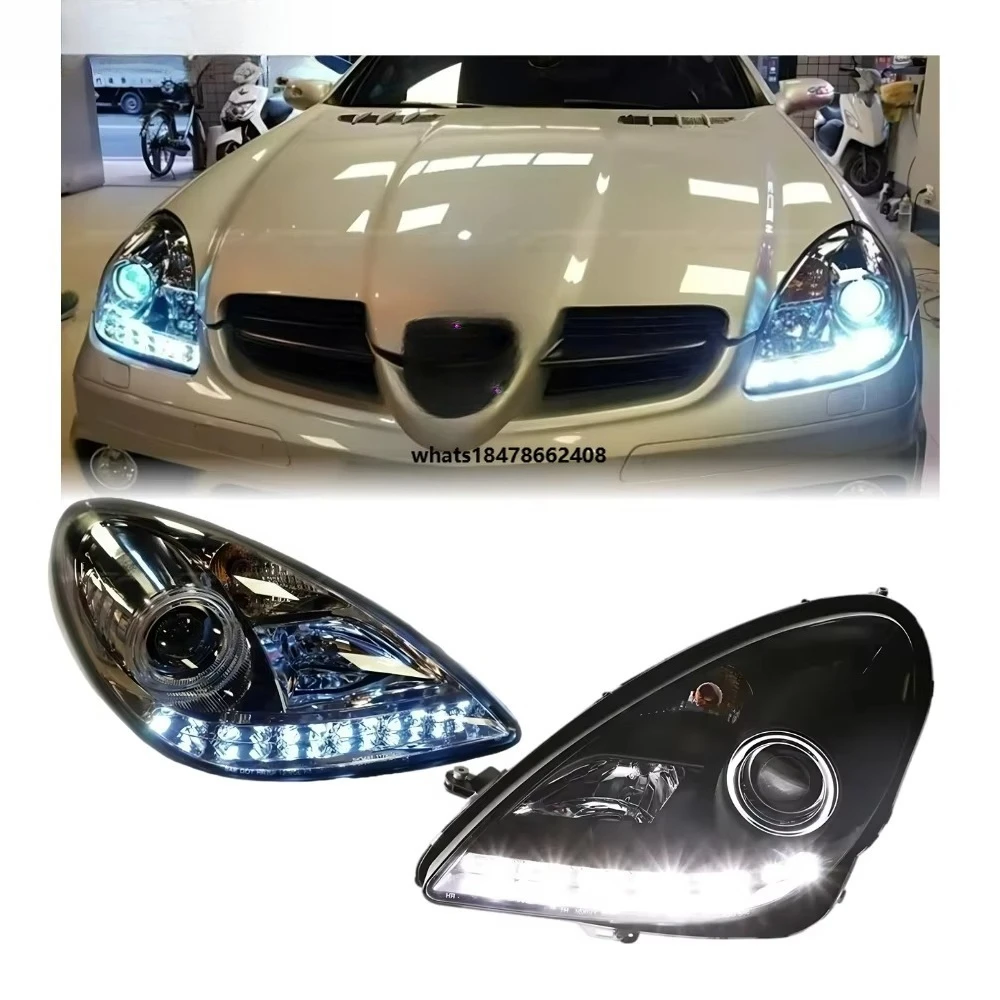 HETOP SLK R171 Headlights 2004-2012 DRL LED Upgrade Turn Signal Head Lamp Modified Assembly Signal Auto Accessories for Benz
HETOP SLK R171 Headlights 2004-2012 DRL LED Upgrade Turn Signal Head Lamp Modified Assembly Signal Auto Accessories for Benz