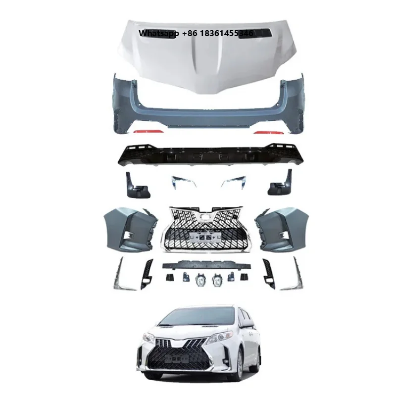 For S Sienna 2011-2021 Factory Sales LM Style Bodykit Car Front Rear Bumper Grille Body Kits
For S Sienna 2011-2021 Factory Sales LM Style Bodykit Car Front Rear Bumper Grille Body Kits