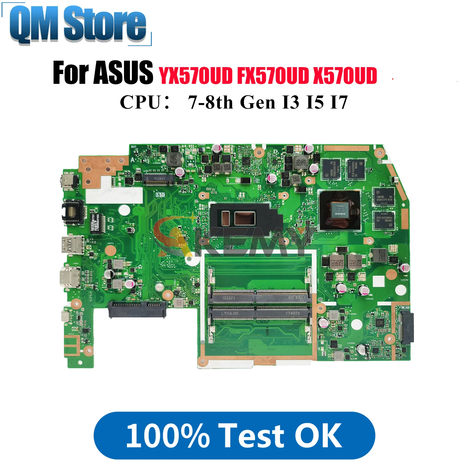 X570UD Материнская плата для ноутбука ASUS VivoBook YX570UD X570U X570UD FX570UD Материнская плата для ноутбука с процессором I3 I5 I7 100% tests OK stk
X570UD Материнская плата для ноутбука ASUS VivoBook YX570UD X570U X570UD FX570UD Материнская плата для ноутбука с процессором I3 I5 I7 100% tests OK stk