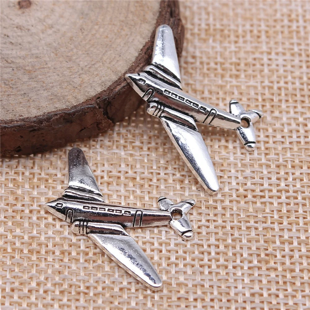 100pcs 25x31mm Airplane Pendant Charm For Jewelry Making Antique Silver Color Aircraft Pendants Charm Aircraft
100pcs 25x31mm Airplane Pendant Charm For Jewelry Making Antique Silver Color Aircraft Pendants Charm Aircraft