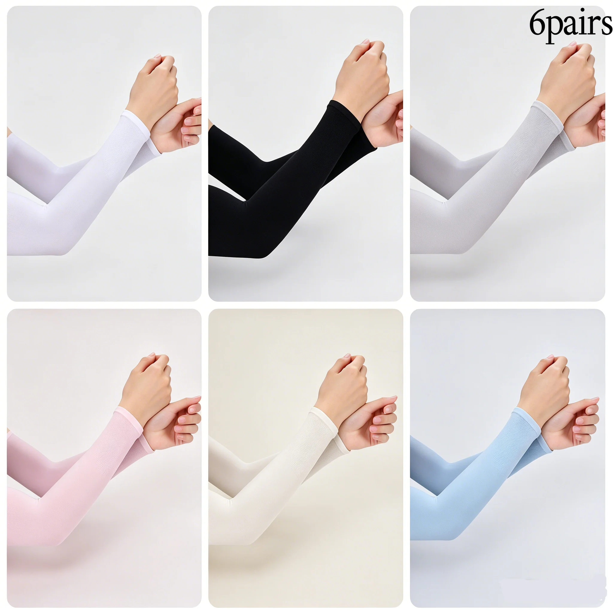 6Pairs Summer Anti Mosquito Sun Protection Arm Sleeves Outdoor Sports Cycling Driving Construction Arm Guards For Men And Women
6Pairs Summer Anti Mosquito Sun Protection Arm Sleeves Outdoor Sports Cycling Driving Construction Arm Guards For Men And Women