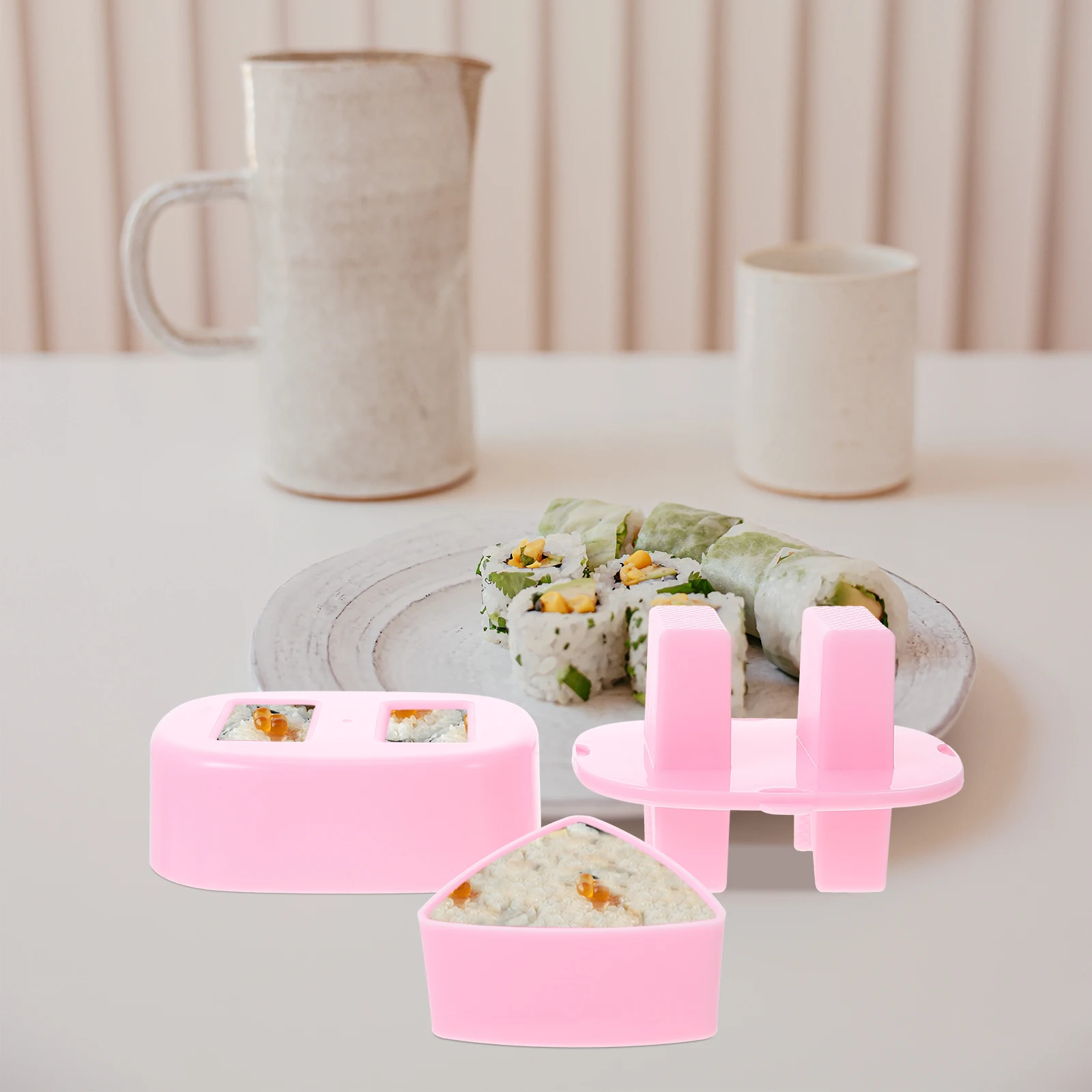 Rice Ball Mold DIY Sushi Making Tools Onigiri Molds Food Grade PP Lightweight Easy Clean Practical Kids Sushi Tools Rice Ball
Rice Ball Mold DIY Sushi Making Tools Onigiri Molds Food Grade PP Lightweight Easy Clean Practical Kids Sushi Tools Rice Ball