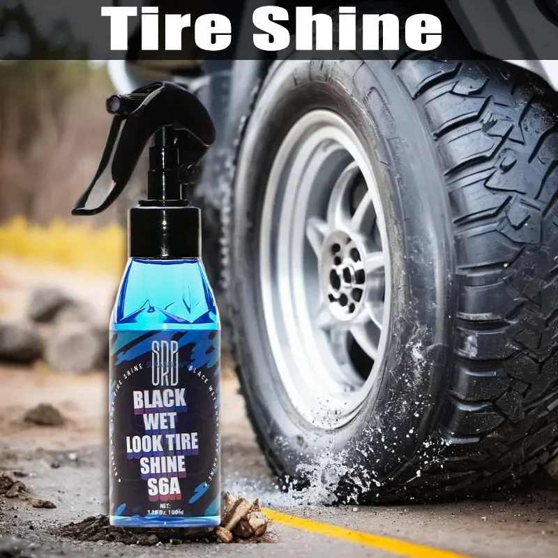 Tyre Polish Black Wet Look Dressing for Whole New Level of Shine and Depth of Black Long-Lasting Tire Shine Spray Safe for Cars
Tyre Polish Black Wet Look Dressing for Whole New Level of Shine and Depth of Black Long-Lasting Tire Shine Spray Safe for Cars