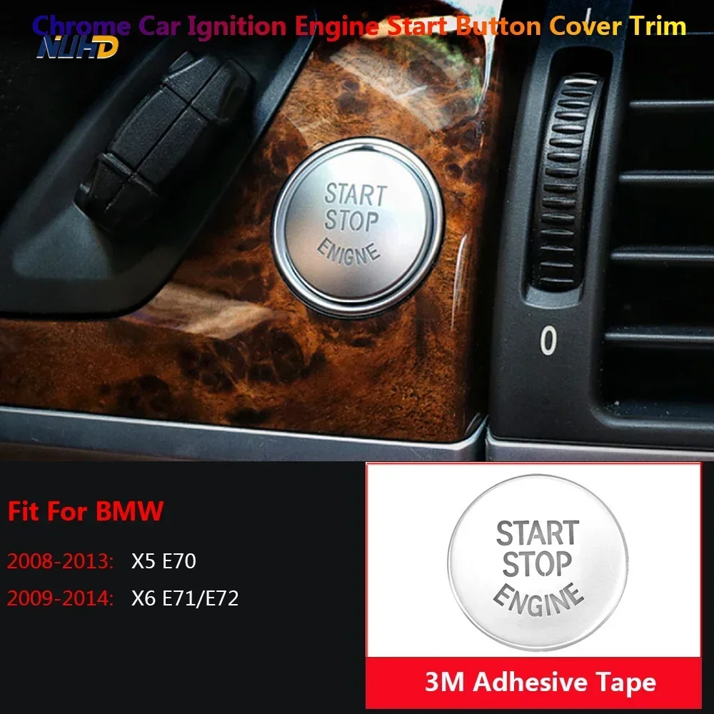 Car Ignition Engine Start Stop Switch Button Cover Trim Stickers For BMW X5 E70 X6 E71 E72 Interior Protector Patch Accessories
Car Ignition Engine Start Stop Switch Button Cover Trim Stickers For BMW X5 E70 X6 E71 E72 Interior Protector Patch Accessories