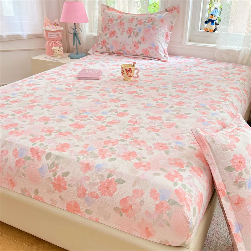 2025 Class A Cotton and Wood-scented Double-layer Gauze Printed Bed Hat The Mattress Cover in The Dormitory Has No Pillowcase
2025 Class A Cotton and Wood-scented Double-layer Gauze Printed Bed Hat The Mattress Cover in The Dormitory Has No Pillowcase