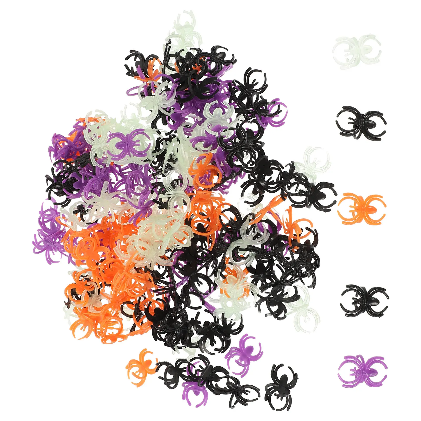 200Pcs Glow in The Dark Spider Ring Halloween Party Favor Plastic Light Up Ring for Kids Teens Adults Fun Wearable
200Pcs Glow in The Dark Spider Ring Halloween Party Favor Plastic Light Up Ring for Kids Teens Adults Fun Wearable
