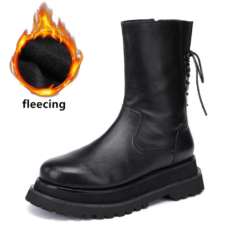 Bmante Winter Boots Men's Shoes Genuine Leather Velvets Boots Luxury Shoes Trainers Adult Ankle Chelsea Shoes Flatform Sneakers
Bmante Winter Boots Men's Shoes Genuine Leather Velvets Boots Luxury Shoes Trainers Adult Ankle Chelsea Shoes Flatform Sneakers