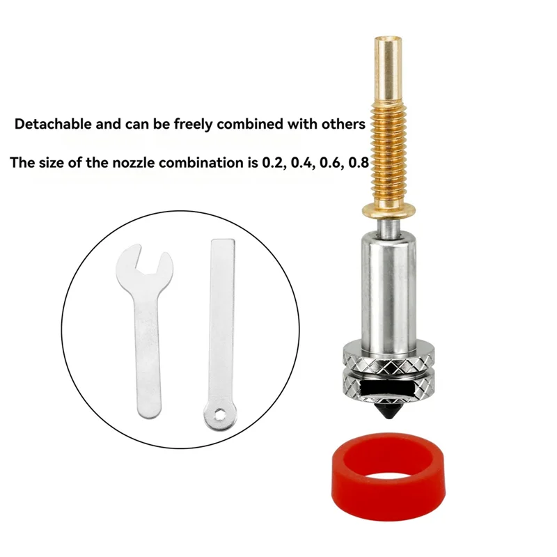 A13E-For Revo Nozzle Upgraded High Flow One-Piece Hardened Steel Nozzle Nozzles 3D Printer Accessories
A13E-For Revo Nozzle Upgraded High Flow One-Piece Hardened Steel Nozzle Nozzles 3D Printer Accessories