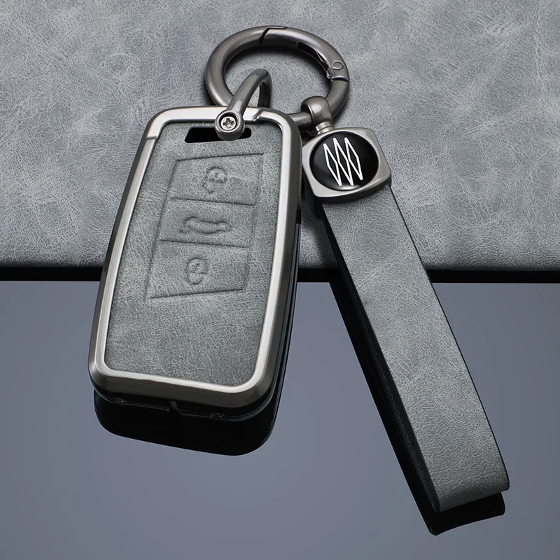 Metal + Leather Car Key Case Cover Shell for VW Volkswagen Magotan Passat B8 for Skoda Superb Kodiaq A7 Tiguan MK2 CC 2022 2023
Metal + Leather Car Key Case Cover Shell for VW Volkswagen Magotan Passat B8 for Skoda Superb Kodiaq A7 Tiguan MK2 CC 2022 2023