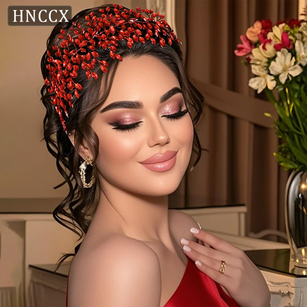 HNCCX Luxury Red Color Rhinestone Headbands Bride Wide Hair Band Wedding Hair Accessories Women Party Event Headpieces HP237
HNCCX Luxury Red Color Rhinestone Headbands Bride Wide Hair Band Wedding Hair Accessories Women Party Event Headpieces HP237