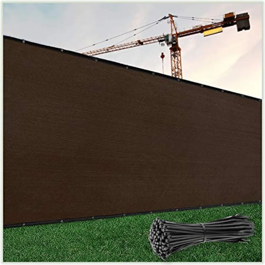 5' x 50' Fence Privacy Screen Windscreen Cover Fabric Shade Tarp Netting Mesh Cloth - Commercial Grade 170 GSM and Cable Zip Ti
5' x 50' Fence Privacy Screen Windscreen Cover Fabric Shade Tarp Netting Mesh Cloth - Commercial Grade 170 GSM and Cable Zip Ti