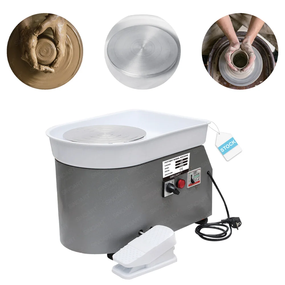 SINOART In Stock 350w High-power Ceramic Throwing Work Clay Is Processed Electric Pottery Wheel Machine
SINOART In Stock 350w High-power Ceramic Throwing Work Clay Is Processed Electric Pottery Wheel Machine