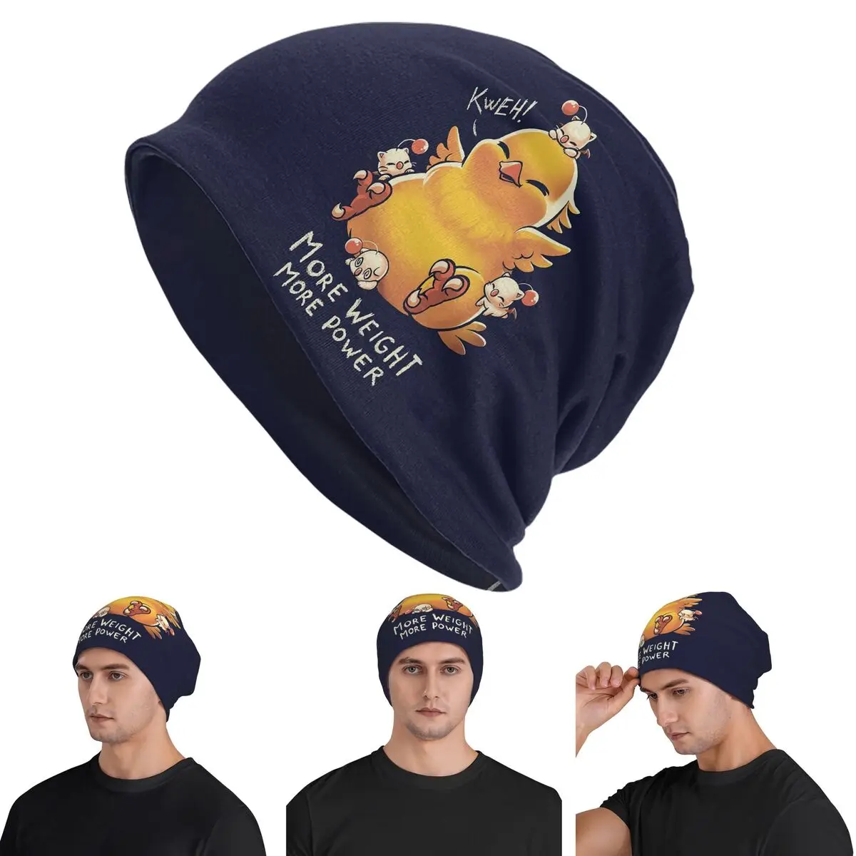 Забавный толстый Chocobo - шапки Big Power Skullies, теплая осенне-зимняя уличная шапка, вязаные шапки для мужчин, женщин и взрослых
Забавный толстый Chocobo - шапки Big Power Skullies, теплая осенне-зимняя уличная шапка, вязаные шапки для мужчин, женщин и взрослых