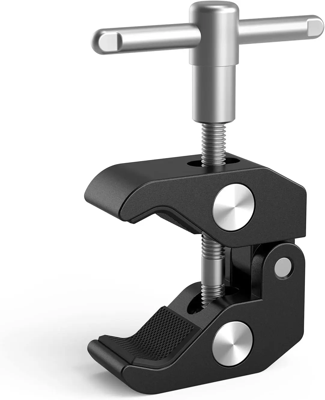 Super Clamp with 1/4 & 3/8 Threads for Cameras, Lights, Umbrellas, Hooks, Shelves, Plate Glass, Cross Bars
Super Clamp with 1/4 & 3/8 Threads for Cameras, Lights, Umbrellas, Hooks, Shelves, Plate Glass, Cross Bars