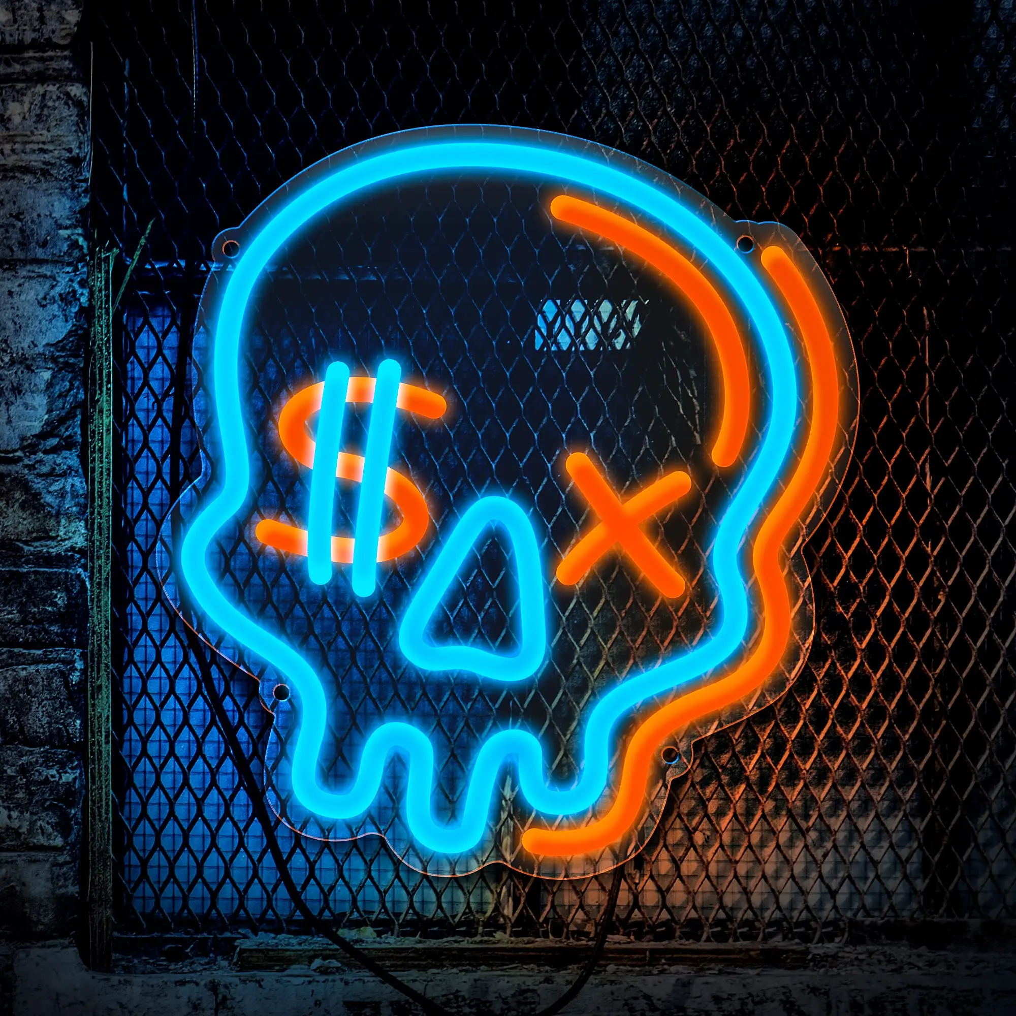 Skull Neon Sign Personality LED Light Bar Party Club Home Bedroom Shop Halloween Dance Advertising Wall Decor Lamp Gift
Skull Neon Sign Personality LED Light Bar Party Club Home Bedroom Shop Halloween Dance Advertising Wall Decor Lamp Gift