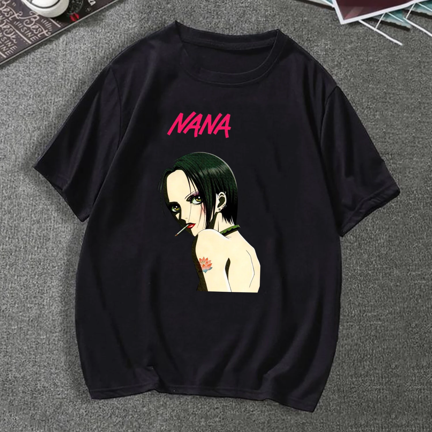 Fashion NANA Osaki Print T-shirt Summer O-neck Casual T Shirt Harajuku Men's Gothic T Shirt Hip Hop Streetwear Sportwear
Fashion NANA Osaki Print T-shirt Summer O-neck Casual T Shirt Harajuku Men's Gothic T Shirt Hip Hop Streetwear Sportwear