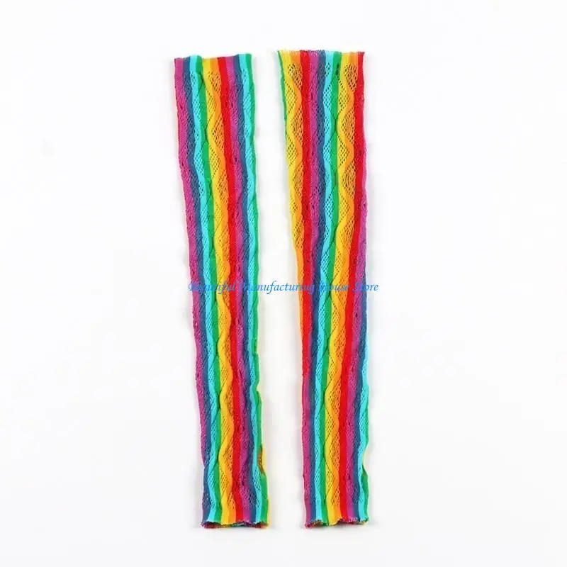 E56A Carnivals Party Hollowed Gloves Rainbow Arm Gloves Adult Festival Costume Handwear
E56A Carnivals Party Hollowed Gloves Rainbow Arm Gloves Adult Festival Costume Handwear