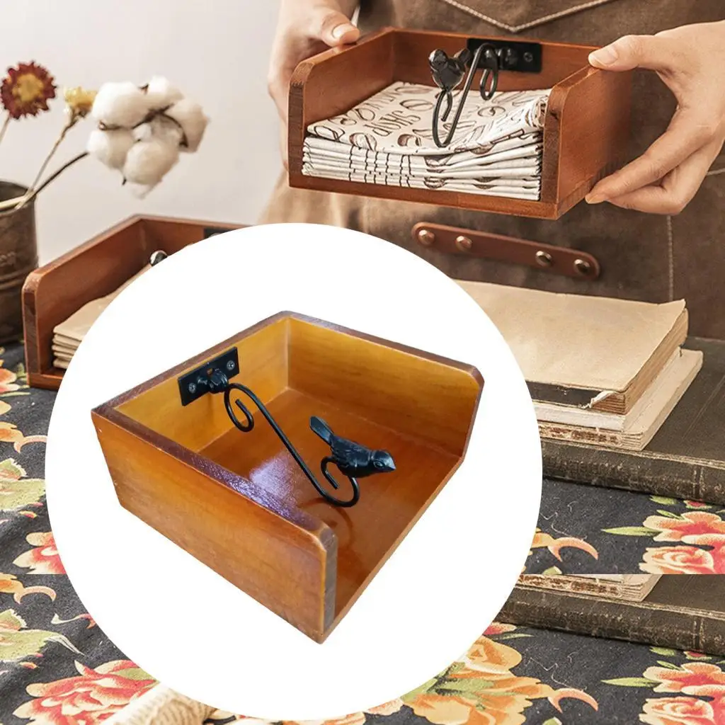 Деревянный держатель для салфеток в стиле ретро, коробка для салфеток, обеденный стол, держатель для бумаги, посуда, держатель для салфеток для дома, кухни, украшение столешницы
Деревянный держатель для салфеток в стиле ретро, коробка для салфеток, обеденный стол, держатель для бумаги, посуда, держатель для салфеток для дома, кухни, украшение столешницы