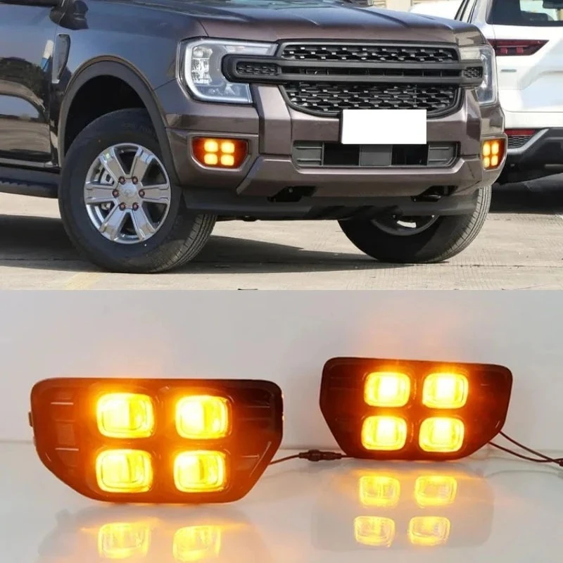 For Ford Ranger 2023 2024 Led Daytime Running Light Front Bumper Fog Lamp DRL Dynamic Flowing Turn Signal Lamp Accessories
For Ford Ranger 2023 2024 Led Daytime Running Light Front Bumper Fog Lamp DRL Dynamic Flowing Turn Signal Lamp Accessories