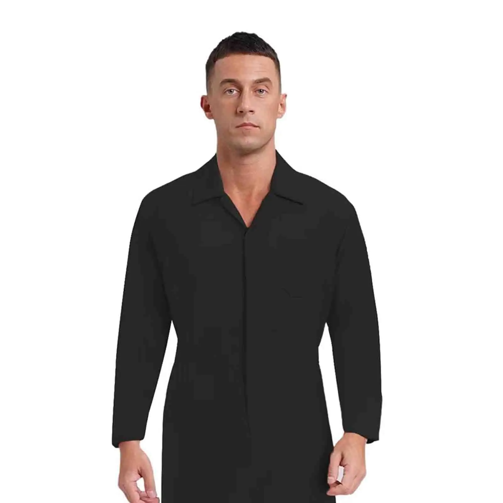 Adult Men Cargo Jumpsuits Long Sleeve Long Pant Solid Color Coverall for Workshop Factory Labor Working Casual Daily Costumes
Adult Men Cargo Jumpsuits Long Sleeve Long Pant Solid Color Coverall for Workshop Factory Labor Working Casual Daily Costumes