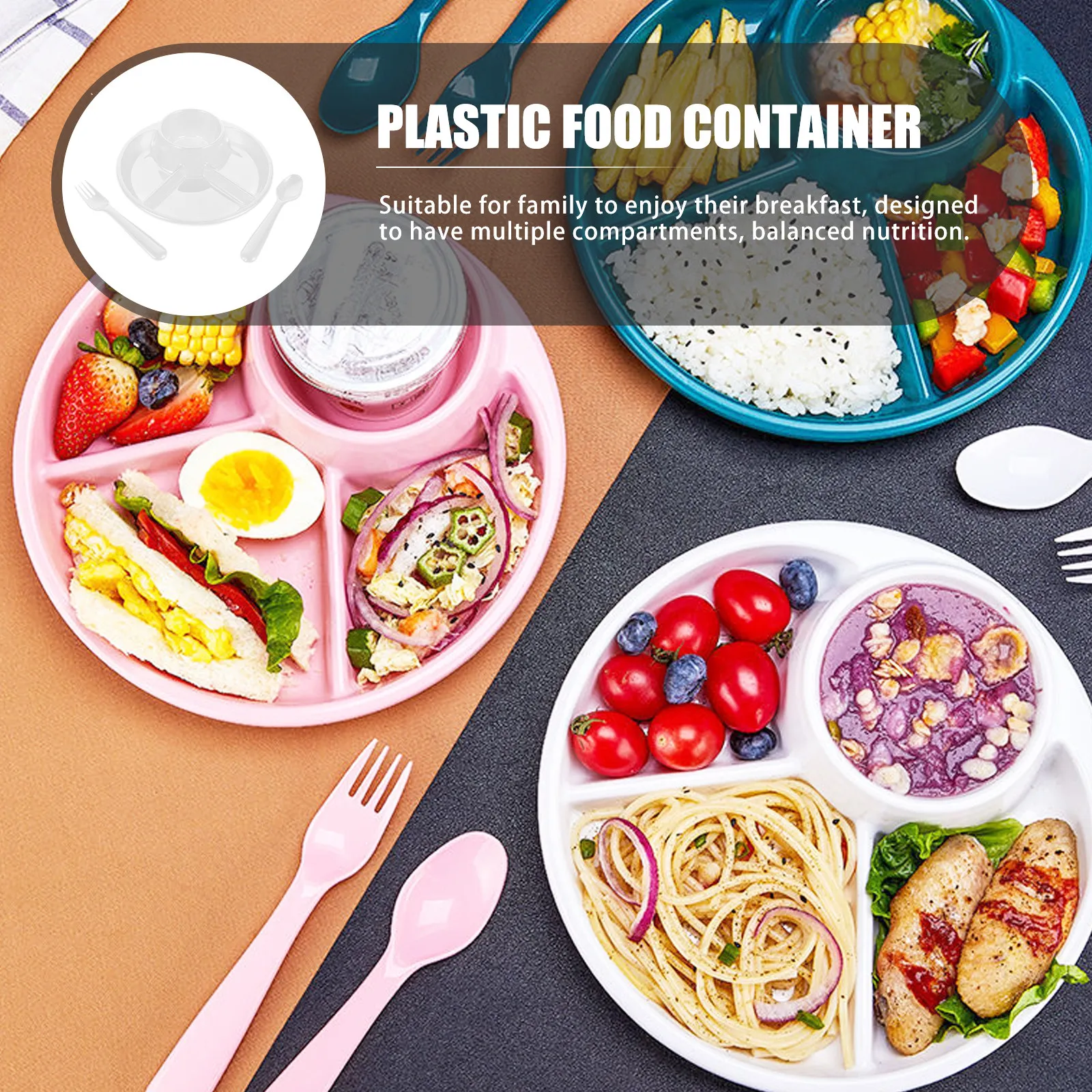 1Set Baby Food Plate Plastic Divided Serving Dish for Family Breakfast Balanced Nutrition Easy Clean Reusable Toddler Food
1Set Baby Food Plate Plastic Divided Serving Dish for Family Breakfast Balanced Nutrition Easy Clean Reusable Toddler Food