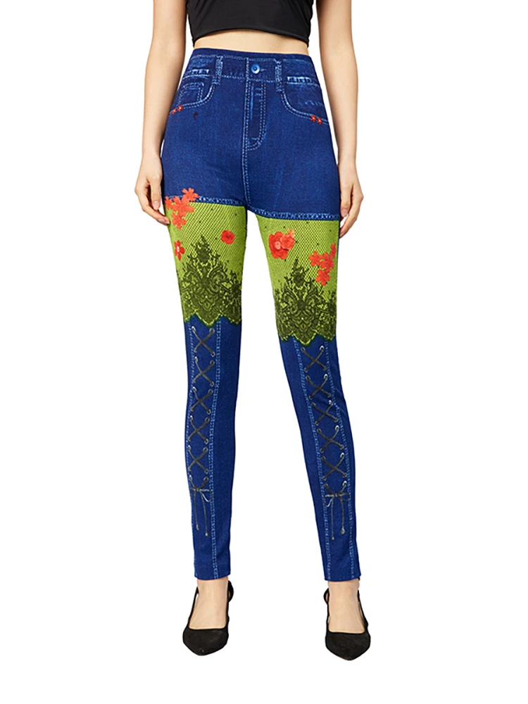 YRRETY Yellow Lace Flower Print False Denim Leggings Workout Yoga Fitness High Waist Faux Jeans Stretchy Women Pants Dropship
YRRETY Yellow Lace Flower Print False Denim Leggings Workout Yoga Fitness High Waist Faux Jeans Stretchy Women Pants Dropship