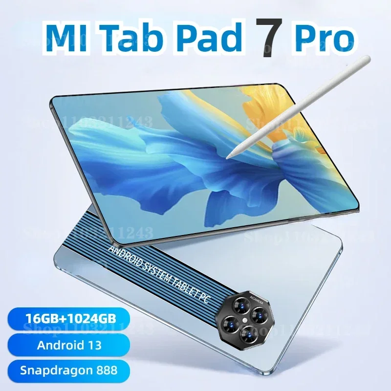 Original 4K Pad 7Pro 11.0 Inch Tablet PC Snapdragon888 16GB+1024GB Android13 Octa Core Sim Card Wifi Tab Google Play Tablet
Original 4K Pad 7Pro 11.0 Inch Tablet PC Snapdragon888 16GB+1024GB Android13 Octa Core Sim Card Wifi Tab Google Play Tablet
