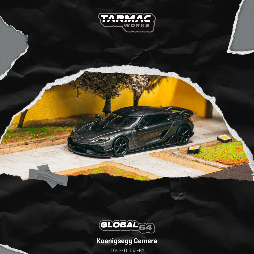 In Stock Ready To Ship Tarmac Works Global64 1:64 Koenigsegg Gemera Grey Metallic Diecast Model Car #T64G-TL053-GY
In Stock Ready To Ship Tarmac Works Global64 1:64 Koenigsegg Gemera Grey Metallic Diecast Model Car #T64G-TL053-GY
