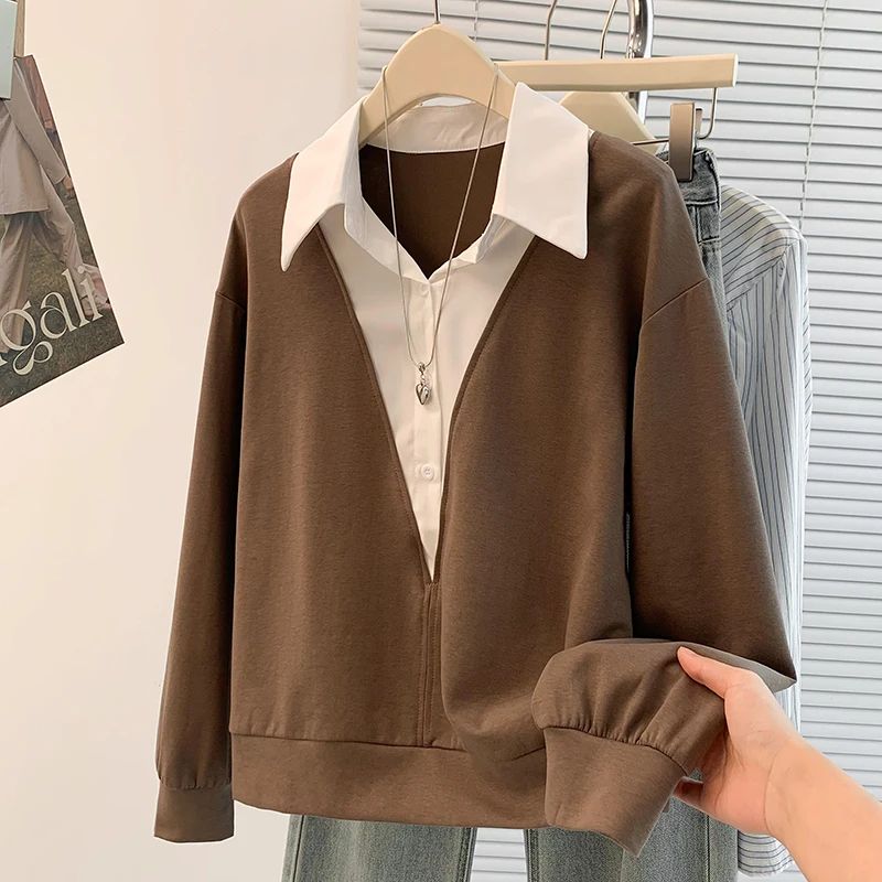 Осенний новый свитер больших размеров с длинным светом и воротником-стойкой, футболка, цветной дизайн с блузкой, молодежная модная уличная одежда
Осенний новый свитер больших размеров с длинным светом и воротником-стойкой, футболка, цветной дизайн с блузкой, молодежная модная уличная одежда