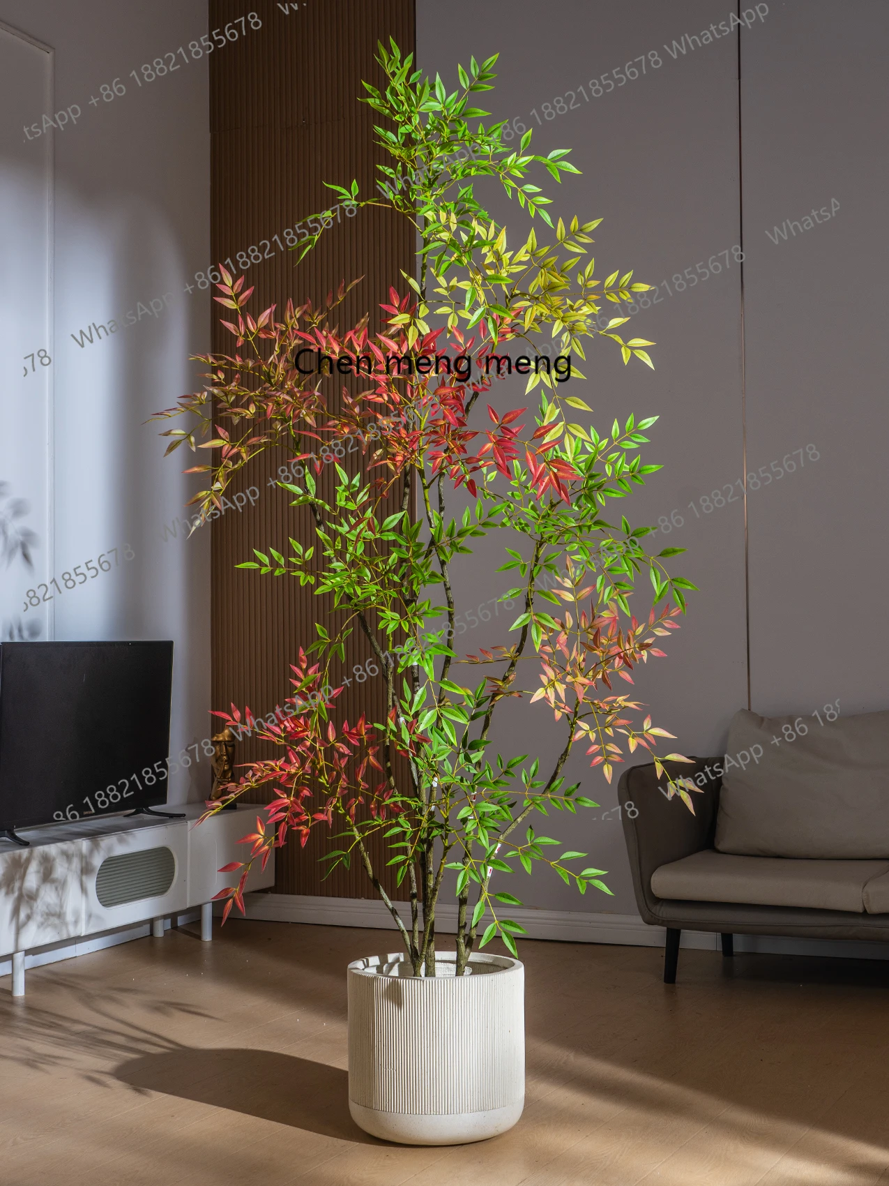 Simulated green plant Nantianzhu high-end light luxury floor ornament advanced bionic fake tree
Simulated green plant Nantianzhu high-end light luxury floor ornament advanced bionic fake tree