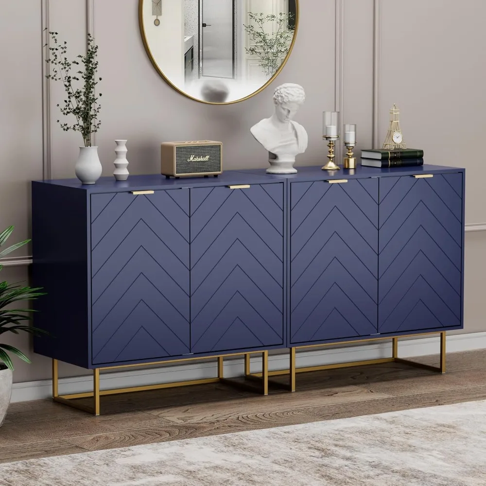 Sideboard Cabinet, Buffet Cabinets with Storage Set of 2, Sideboard Storage Cabinets with Adjustable Shelf, Accent Cabinet
Sideboard Cabinet, Buffet Cabinets with Storage Set of 2, Sideboard Storage Cabinets with Adjustable Shelf, Accent Cabinet