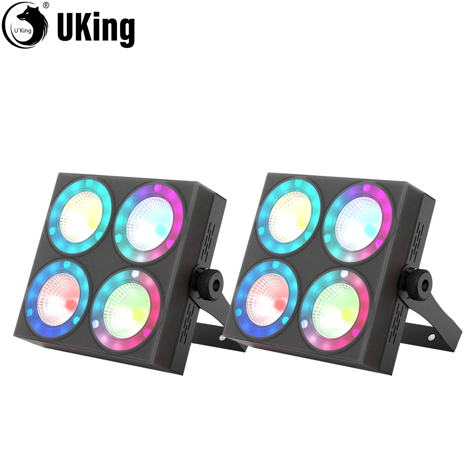 U'King 1/2Pcs 80W Square 4-eye RGBW LED Par Light With Light Strip DMX Wall Washer Lights Stage Light For Bar KTV Wedding Party
U'King 1/2Pcs 80W Square 4-eye RGBW LED Par Light With Light Strip DMX Wall Washer Lights Stage Light For Bar KTV Wedding Party
