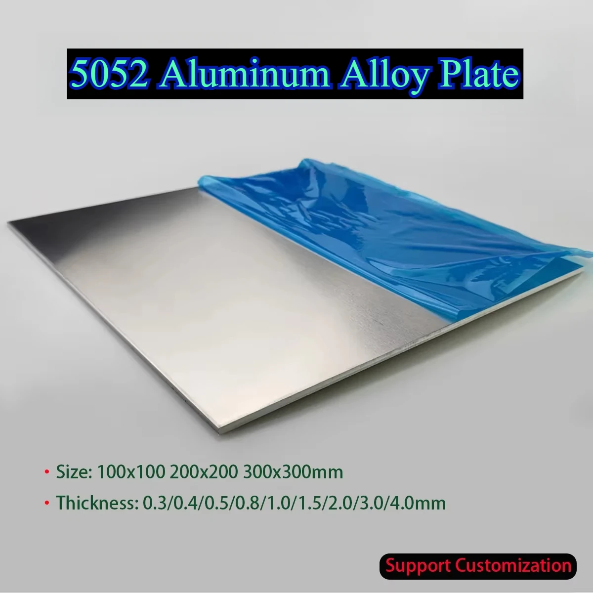 5052 Aluminum Alloy Plate Aluminum Square Flat Sheet DIY Material Lasers Cutting Frame Metal Plate Thick 0.3-4mm 100/200/300mm
5052 Aluminum Alloy Plate Aluminum Square Flat Sheet DIY Material Lasers Cutting Frame Metal Plate Thick 0.3-4mm 100/200/300mm
