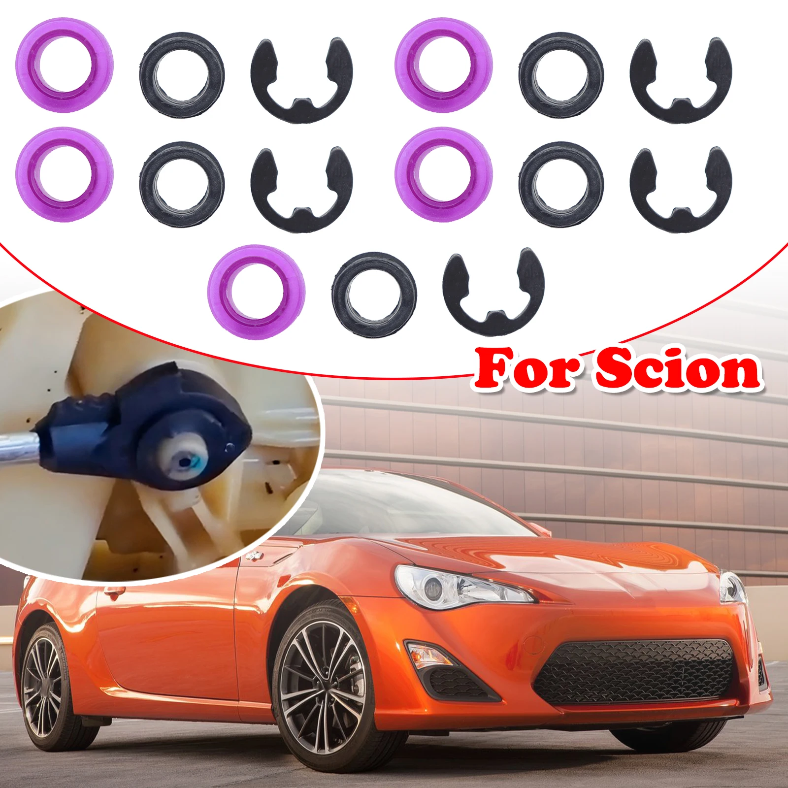 Gear Shift Cable Linkage Control Bushing Gear Shifter Lever Selector End Rod Connect Bush For Scion FR-S iA iM iQ tC xA xB xD
Gear Shift Cable Linkage Control Bushing Gear Shifter Lever Selector End Rod Connect Bush For Scion FR-S iA iM iQ tC xA xB xD