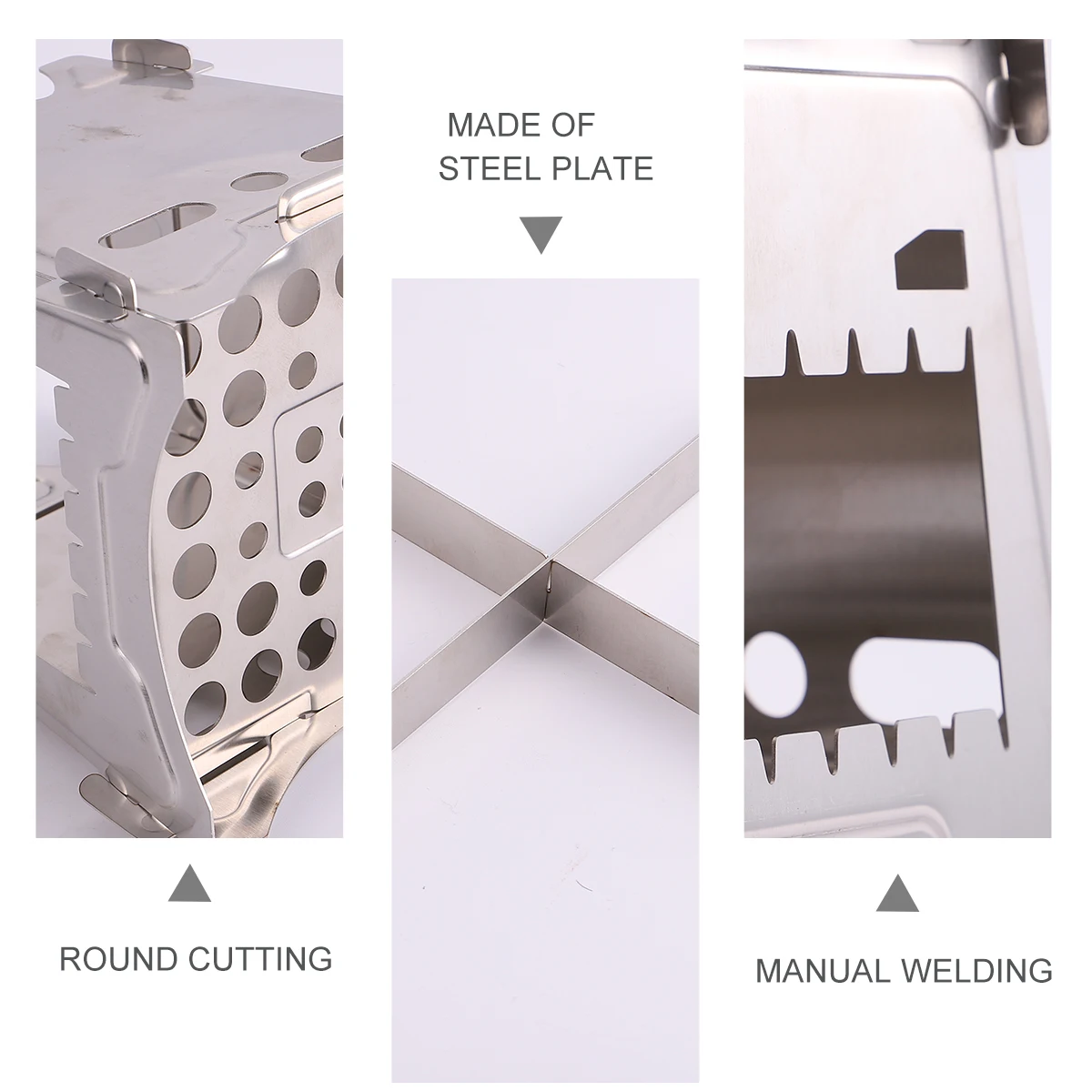 Portable Outdoor Stove Camping Cookware Stainless Steel Barbecue Wood Burning Foldable Durable Lightweight High Temperature
Portable Outdoor Stove Camping Cookware Stainless Steel Barbecue Wood Burning Foldable Durable Lightweight High Temperature