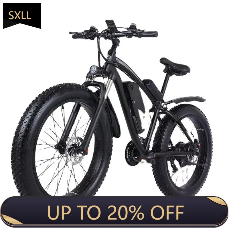 Электрический велосипед SXLL High Performance 750W 1000W для взрослых с широкими шинами, аккумулятор LG 48V 15Ah, горный электровелосипед, внедорожный электровелосипед
Электрический велосипед SXLL High Performance 750W 1000W для взрослых с широкими шинами, аккумулятор LG 48V 15Ah, горный электровелосипед, внедорожный электровелосипед