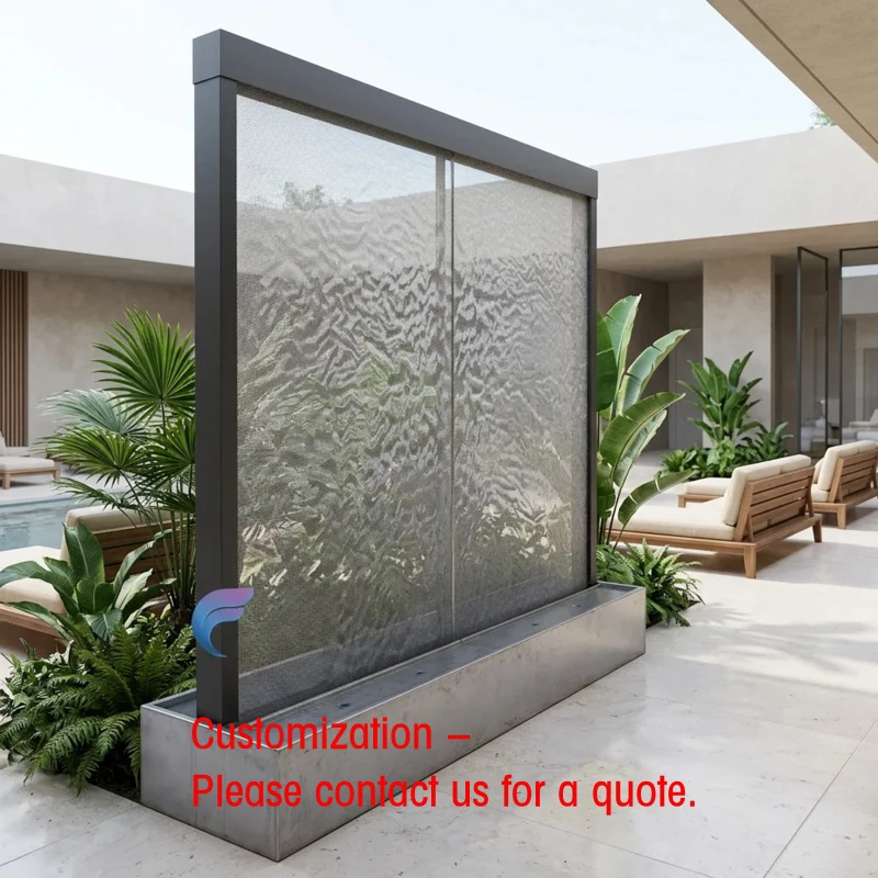 custom.Customizable Stainless Steel Mesh Waterfall Feature Wall Decorative Indoor/Outdoor Fountain Divider Asian Zen Desig
custom.Customizable Stainless Steel Mesh Waterfall Feature Wall Decorative Indoor/Outdoor Fountain Divider Asian Zen Desig