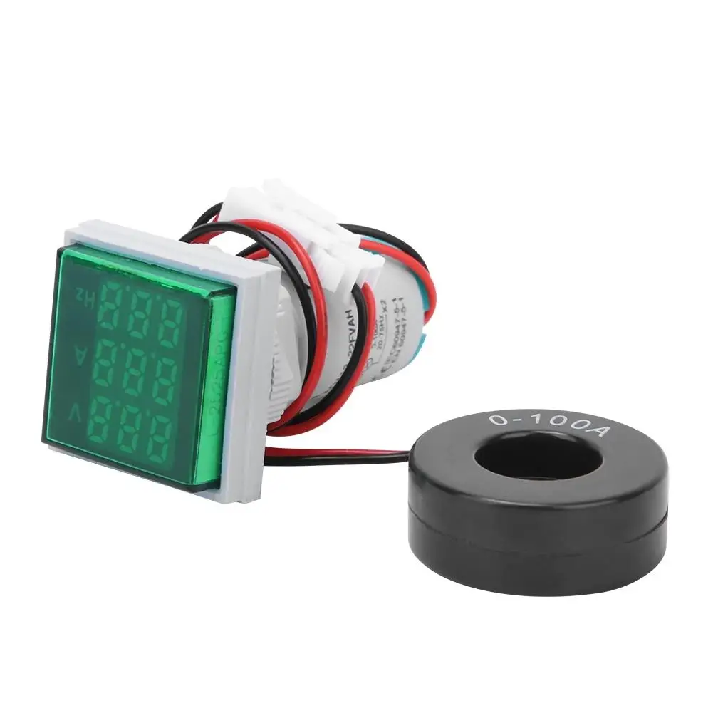 3-Digit Multifunction Frequency Indicator AC Voltmeter Meter for 0 - for 0 0A for 0 - for 0 0V Durable AD112-22 FVAH
3-Digit Multifunction Frequency Indicator AC Voltmeter Meter for 0 - for 0 0A for 0 - for 0 0V Durable AD112-22 FVAH